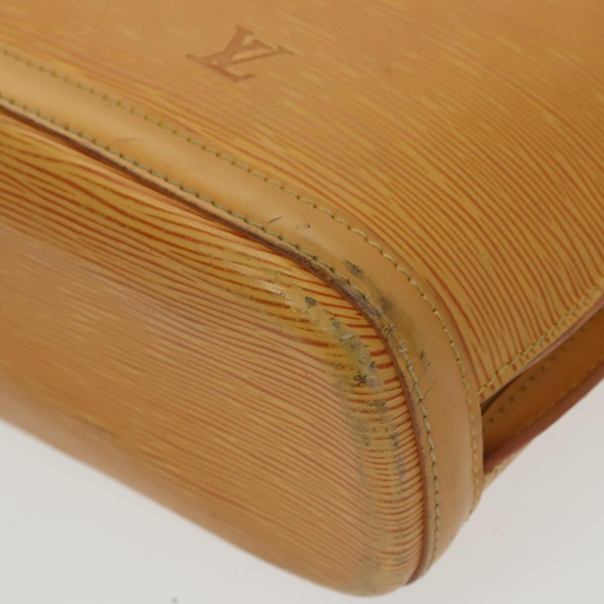 Louis Vuitton Lussac Yellow Leather Shoulder Bag