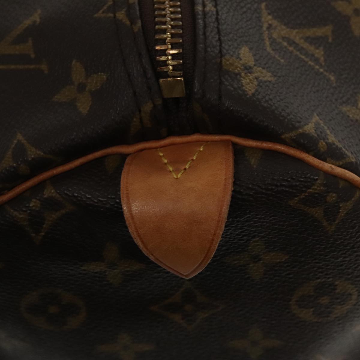 Louis Vuitton Keepall 55 Brown Canvas Travel Bag