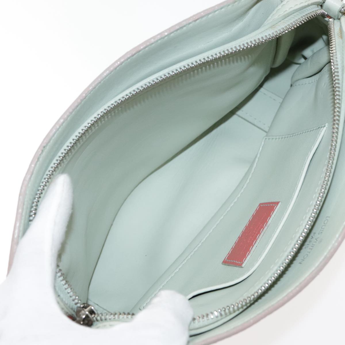 Louis Vuitton Pink Leather Shoulder Bag