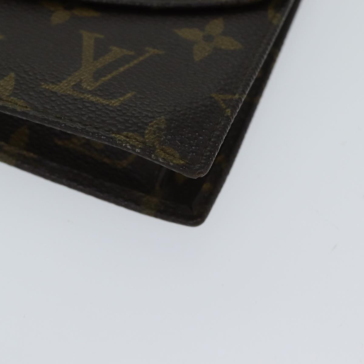 Louis Vuitton Pochette Rabat Brown Canvas Clutch Bag