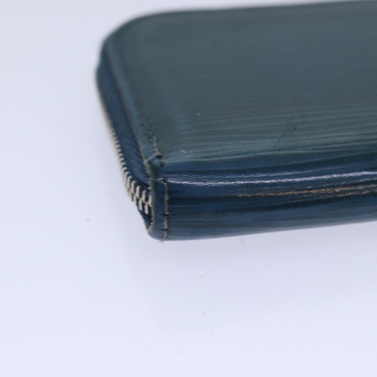 Louis Vuitton Porte-Monnaie Blue Leather Wallet
