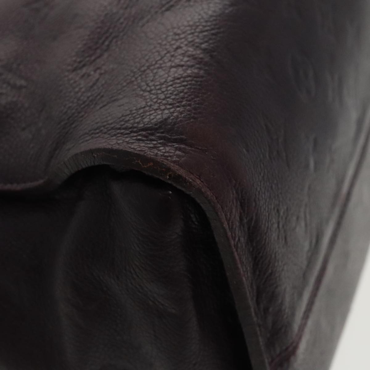 Louis Vuitton Lumineuse Purple Leather Shoulder Bag