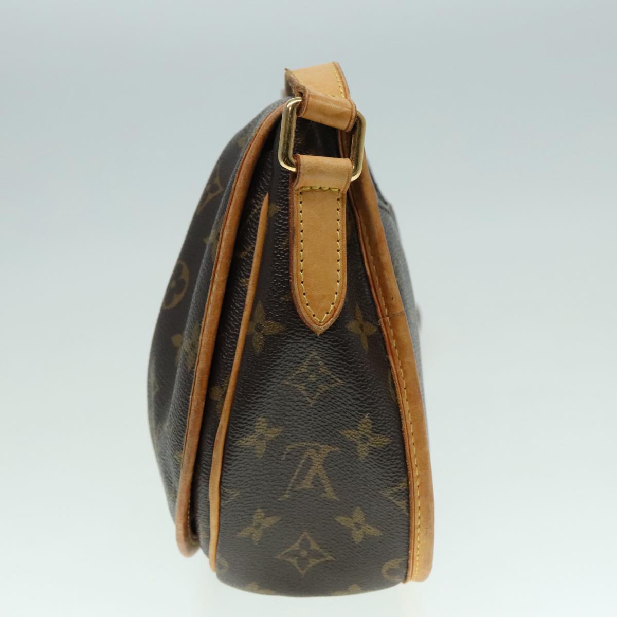 Louis Vuitton Menilmontant Brown Canvas Shoulder Bag