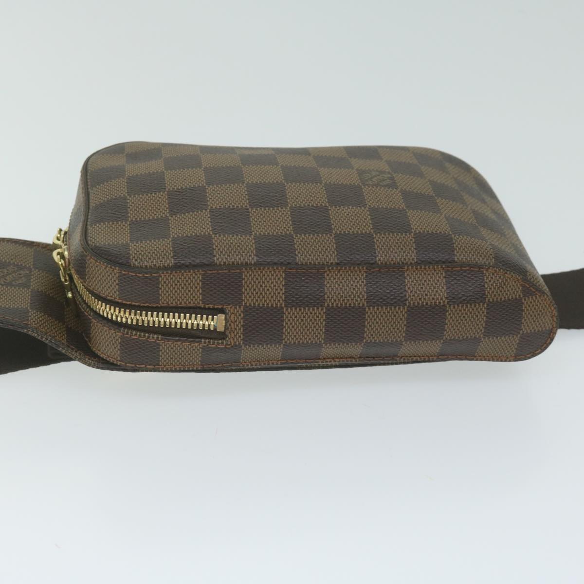 Louis Vuitton Geronimos Brown Canvas Shoulder Bag