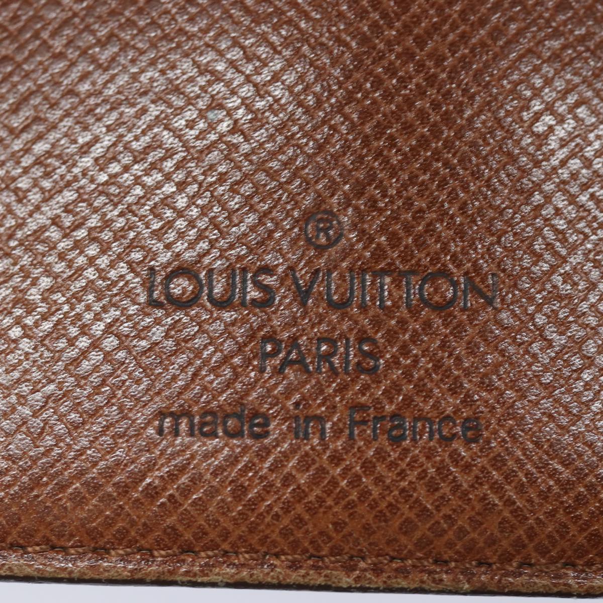 Louis Vuitton Agenda Cover Brown Canvas Wallet