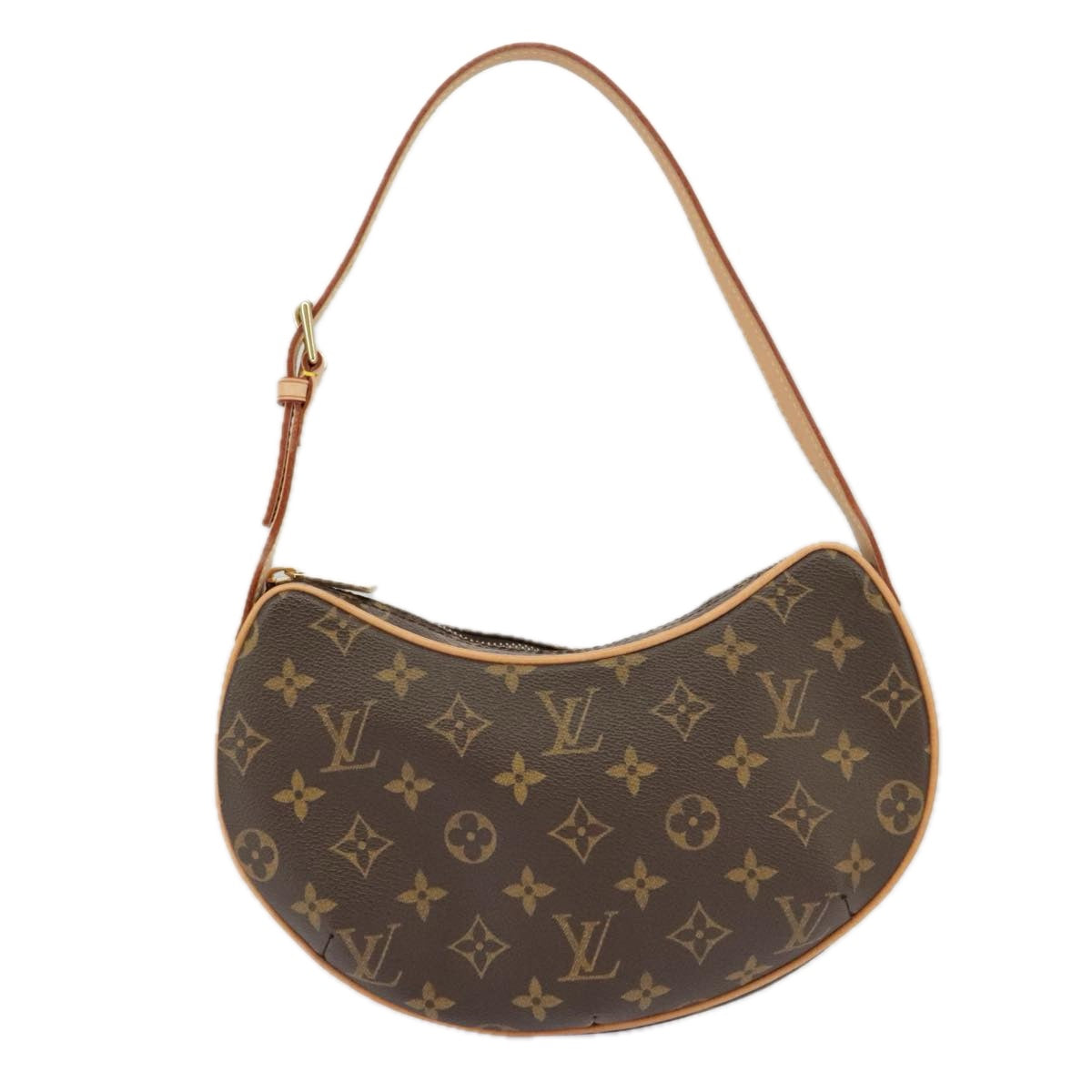 Louis Vuitton Croissant Brown Canvas Shoulder Bag