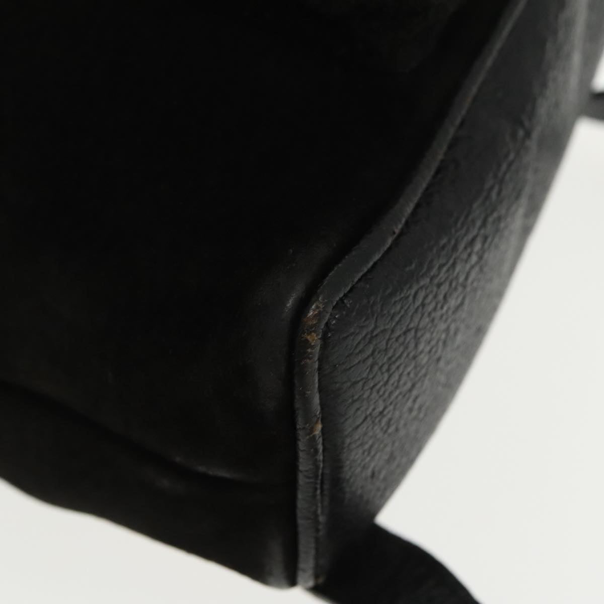 Gucci Bamboo Black Suede Backpack Bag