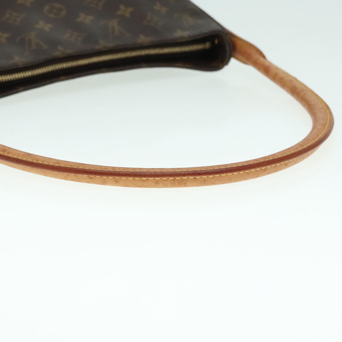 Louis Vuitton Looping Brown Canvas Shoulder Bag