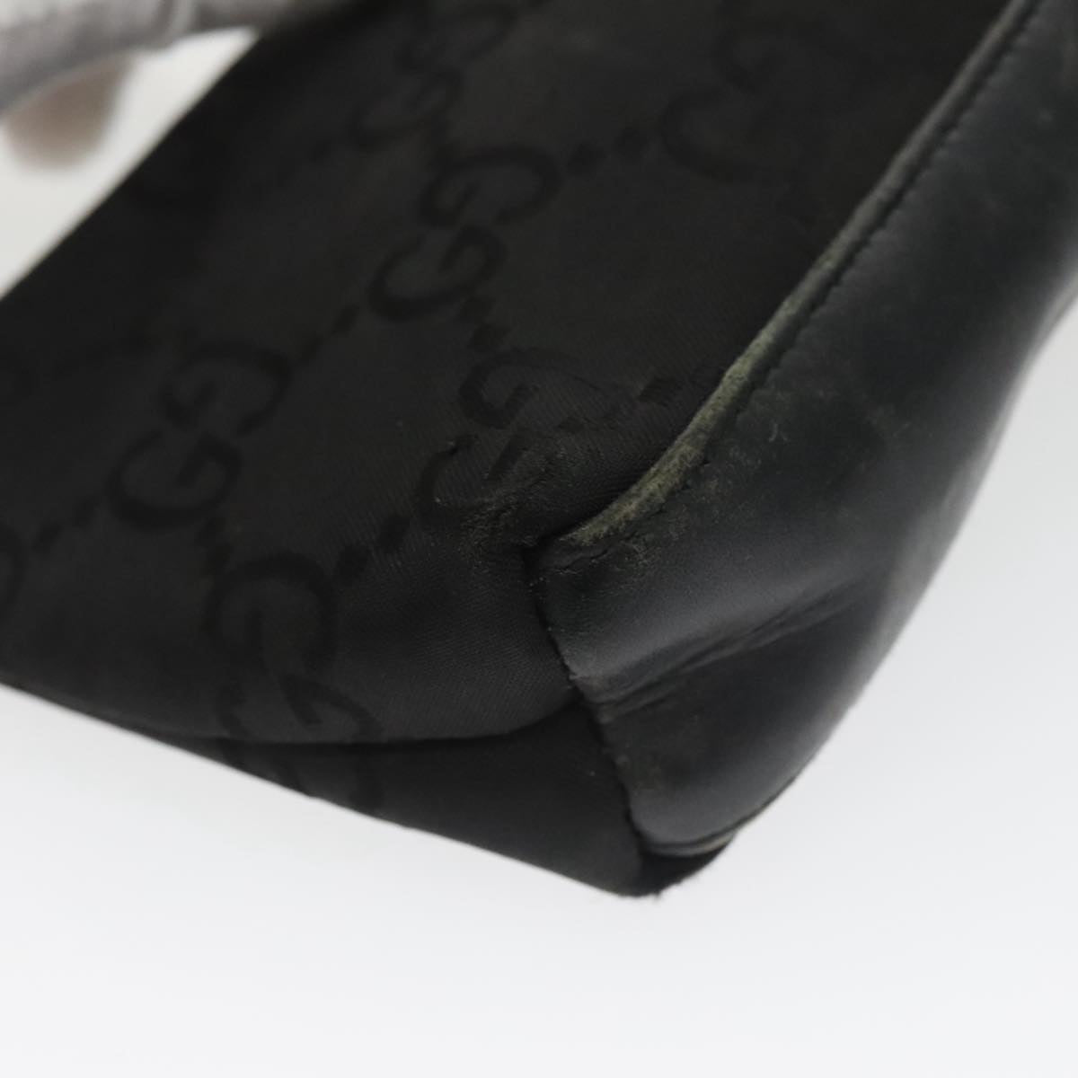 Gucci Black Canvas Clutch Bag