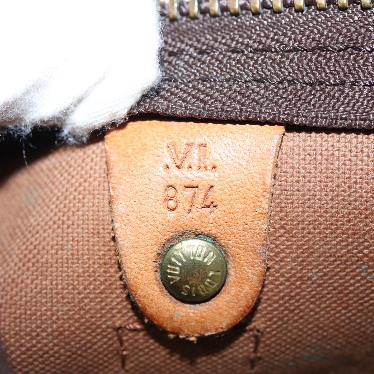 Louis Vuitton Keepall 60 Brown Canvas Travel Bag
