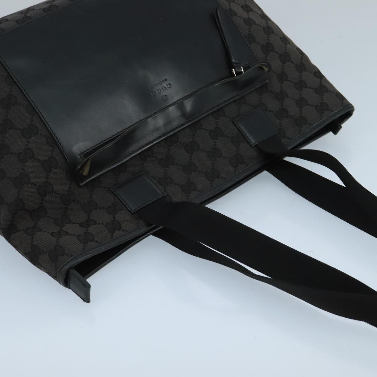 Gucci Black Canvas Tote Bag
