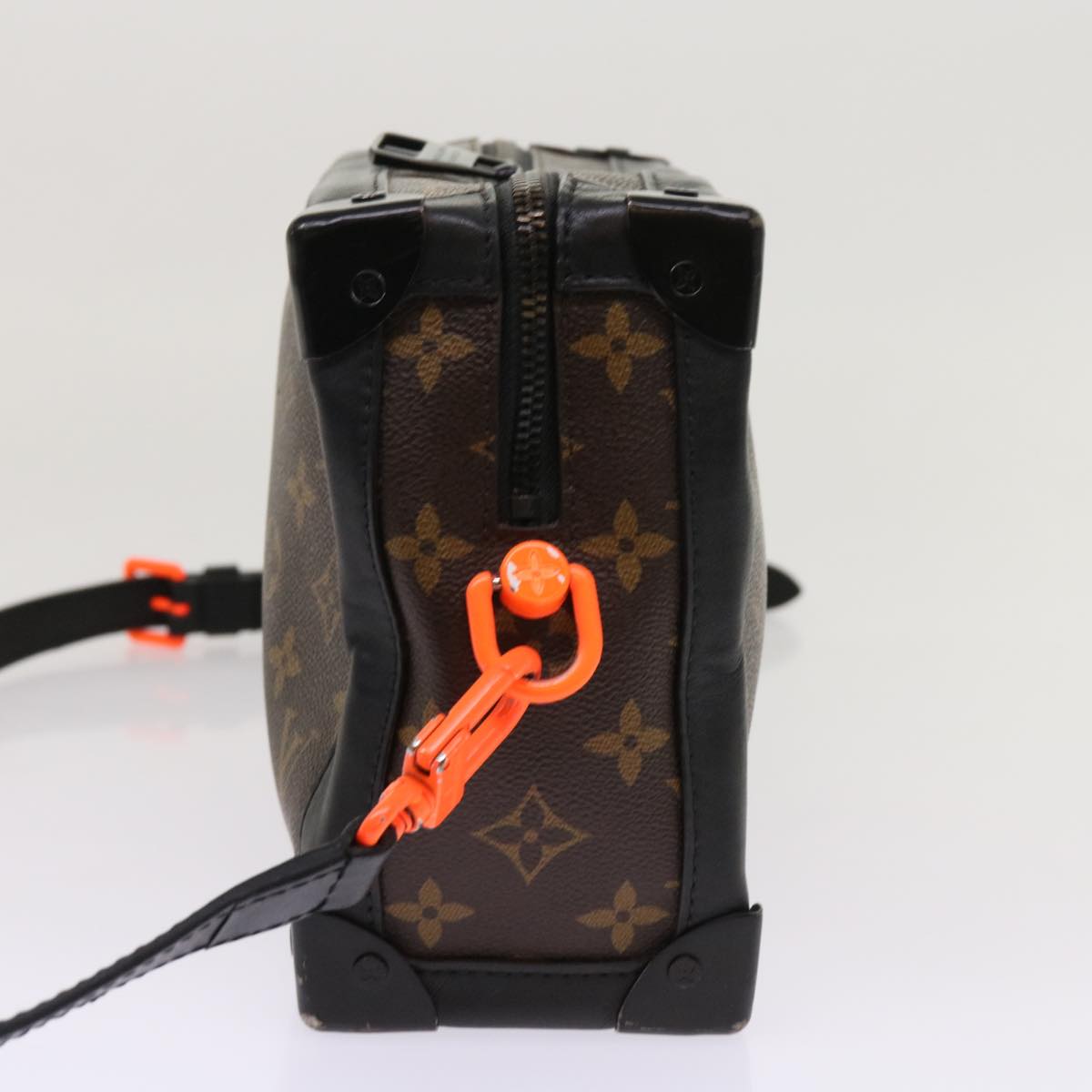 Louis Vuitton Trunk Brown Canvas Shoulder Bag