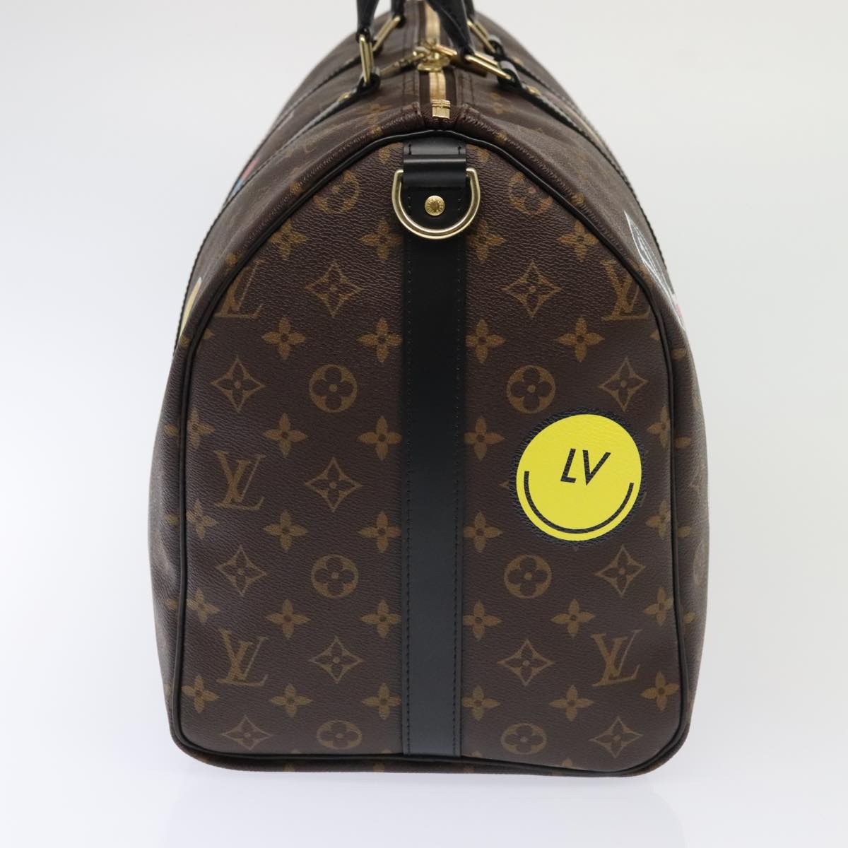 Louis Vuitton Keepall Bandouliere 50 Brown Canvas Shoulder Bag