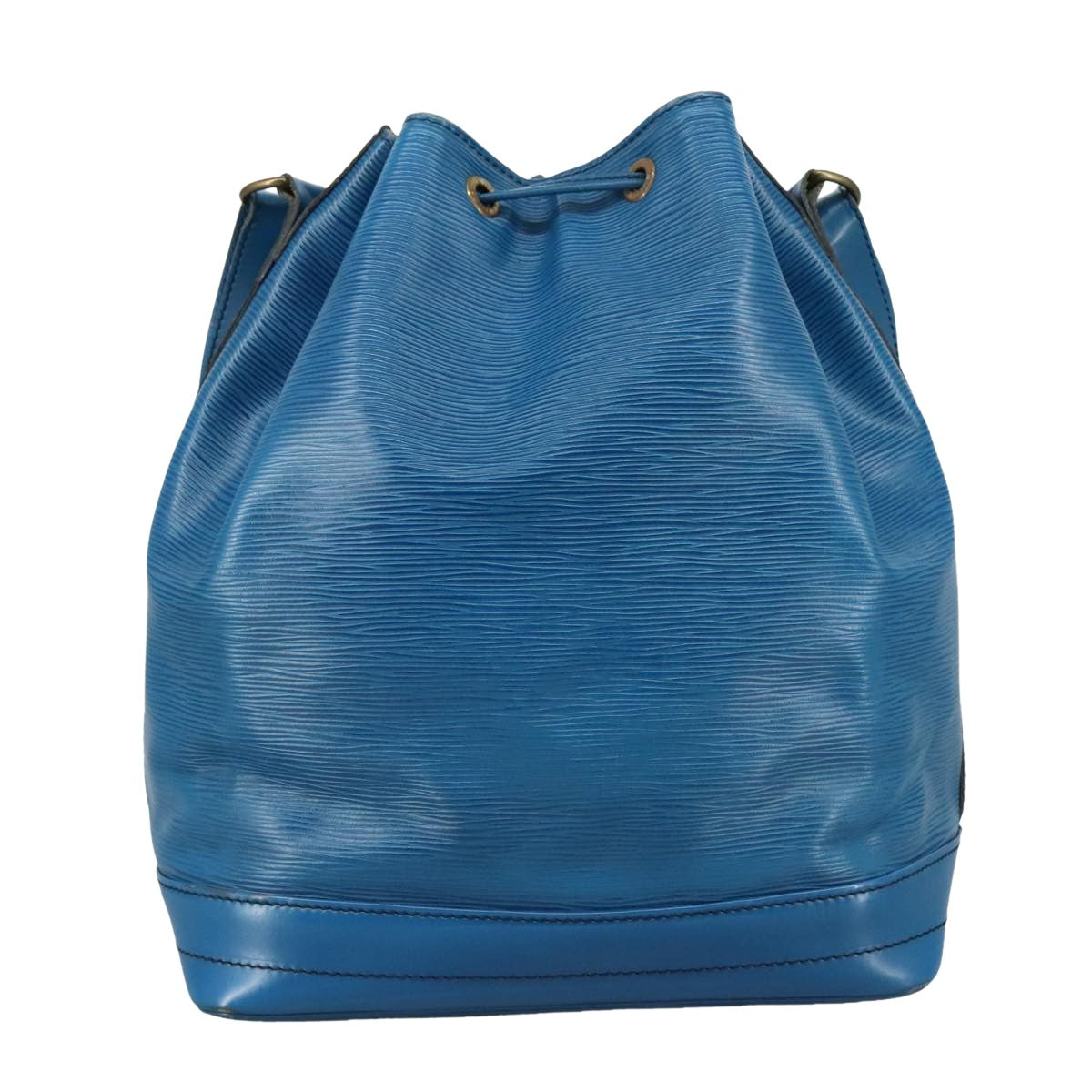Louis Vuitton Noe Blue Leather Shoulder Bag