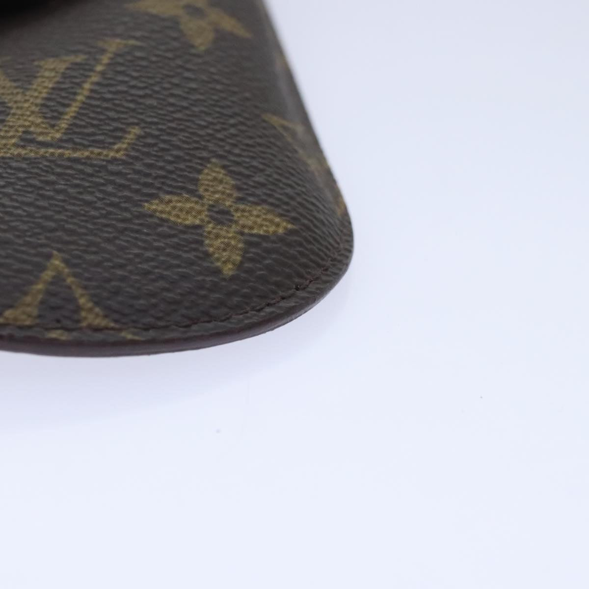 Louis Vuitton Glasses Case Brown Canvas Wallet
