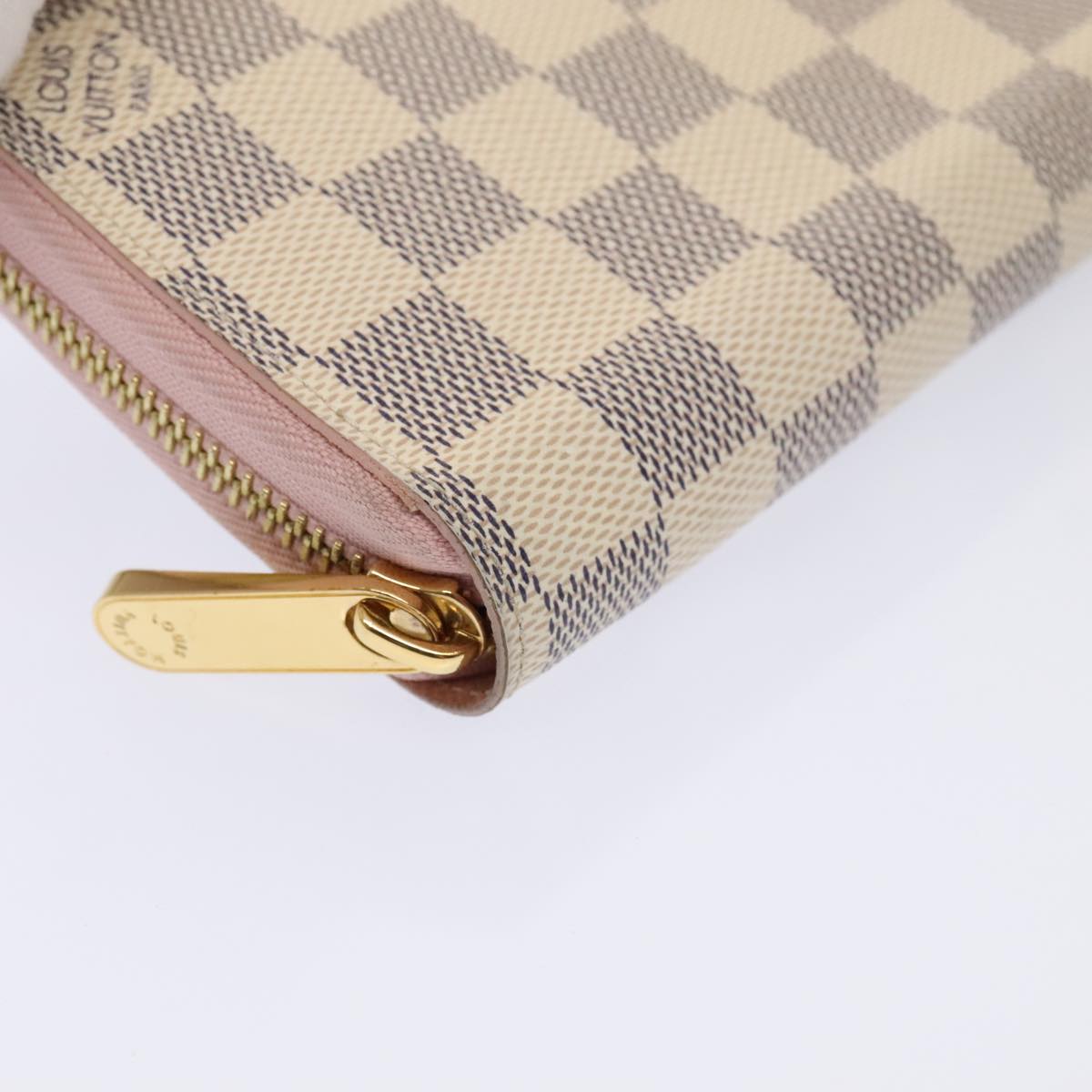 Louis Vuitton Zippy Wallet White Canvas Wallet