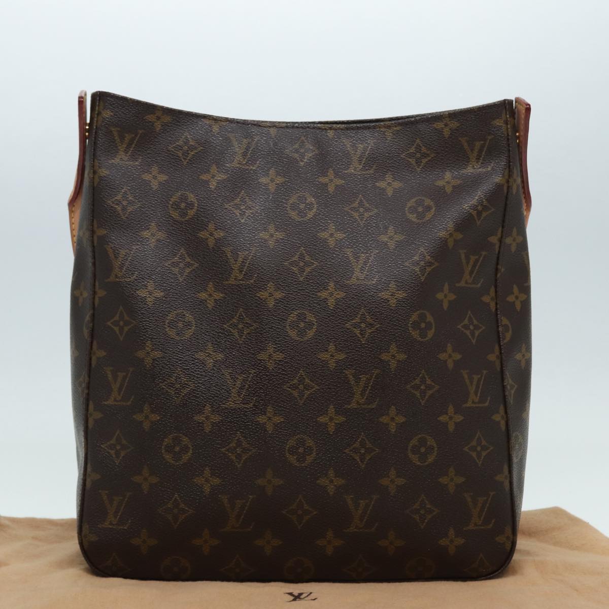 Louis Vuitton Looping Gm Brown Canvas Shoulder Bag