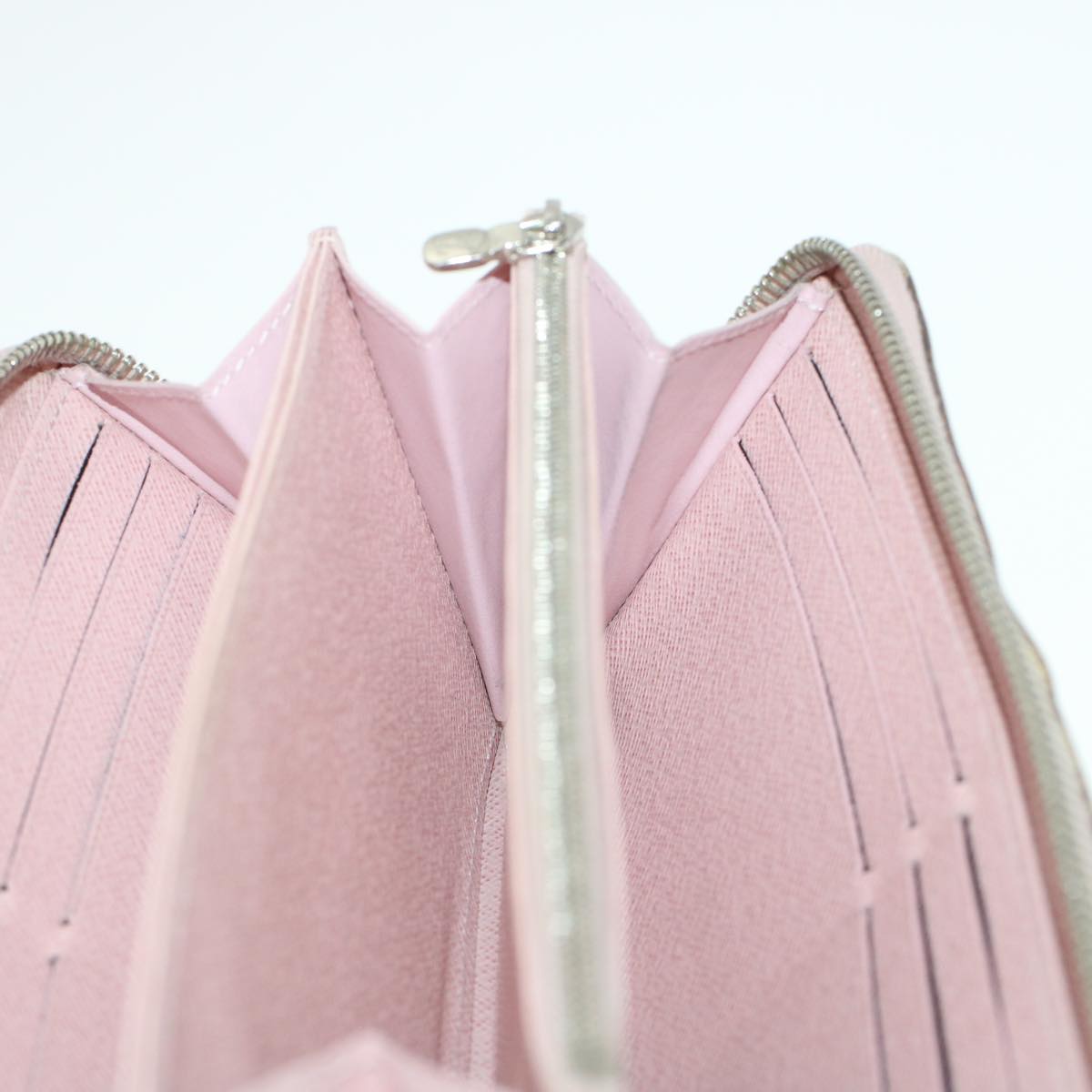 Louis Vuitton Zippy Wallet Pink Leather Wallet