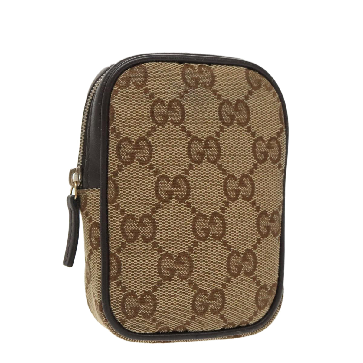Gucci Gg Canvas Beige Canvas Clutch Bag