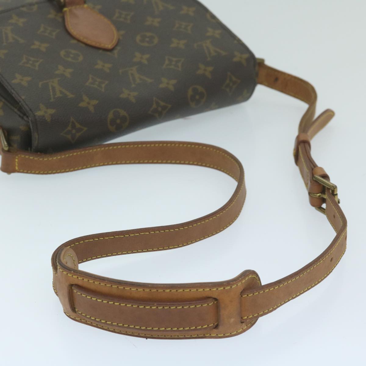 Louis Vuitton Saint Cloud Brown Canvas Shoulder Bag