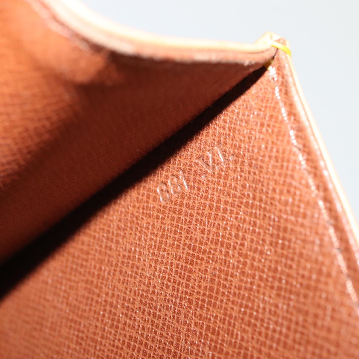 Louis Vuitton Jena Beige Leather Clutch Bag