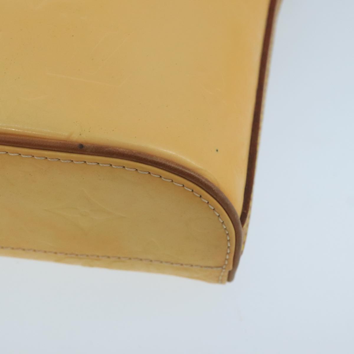 Louis Vuitton Sullivan Yellow Patent Leather Shoulder Bag