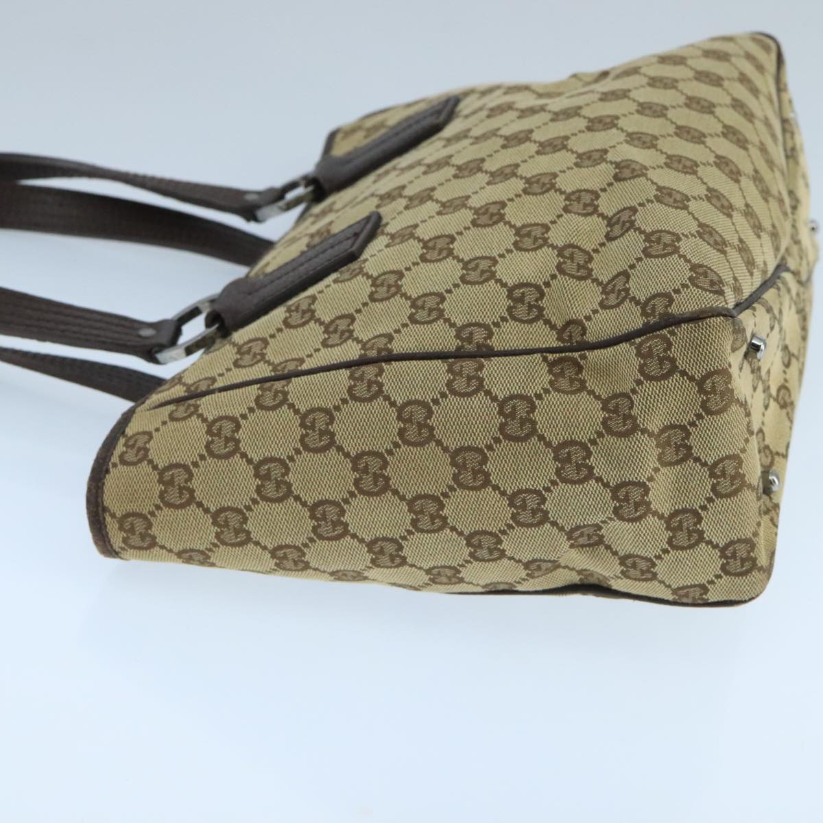Gucci Gg Canvas Beige Canvas Handbag