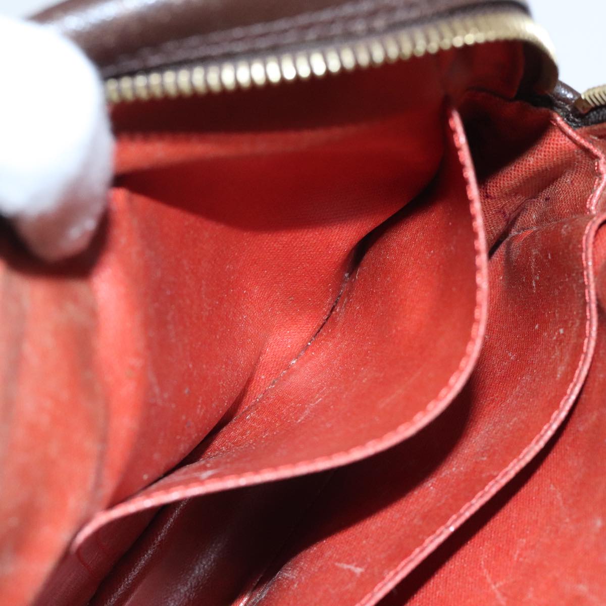 Louis Vuitton Trousse Toilette 28 Brown Canvas Clutch Bag
