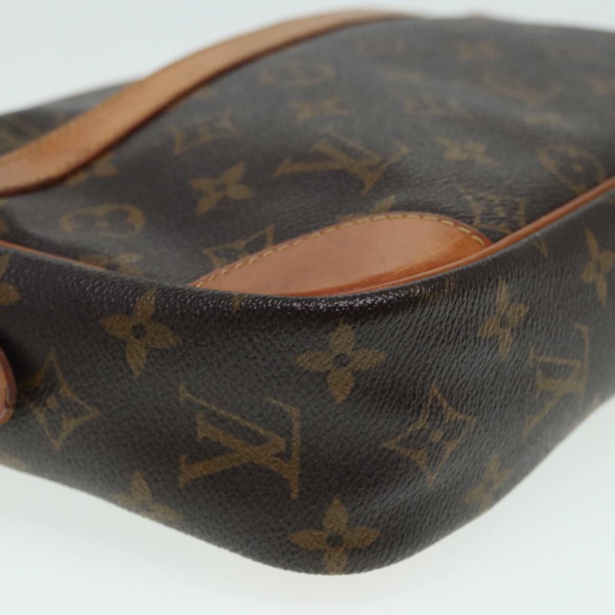 Louis Vuitton Compiegne 28 Brown Canvas Clutch Bag