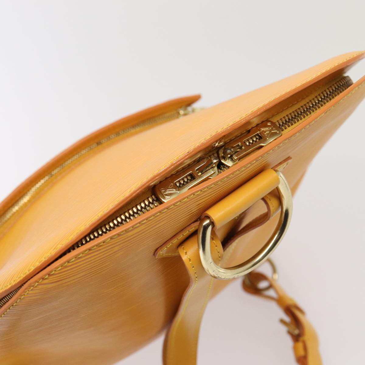 Louis Vuitton Gobelins Yellow Leather Backpack Bag