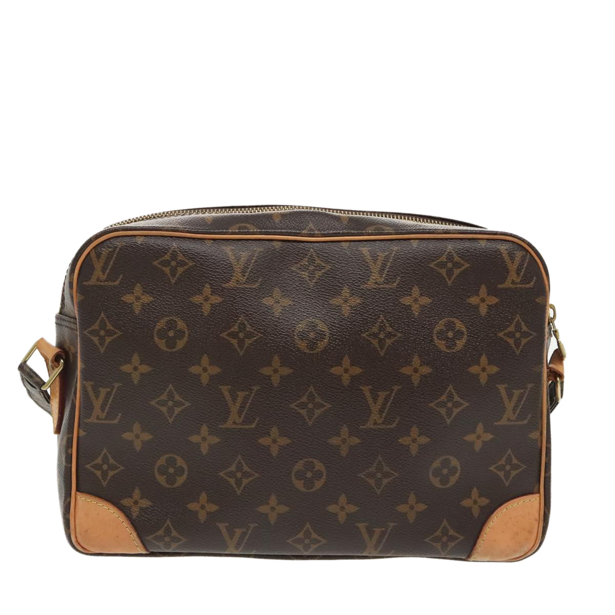 Louis Vuitton Nile Brown Canvas Shoulder Bag