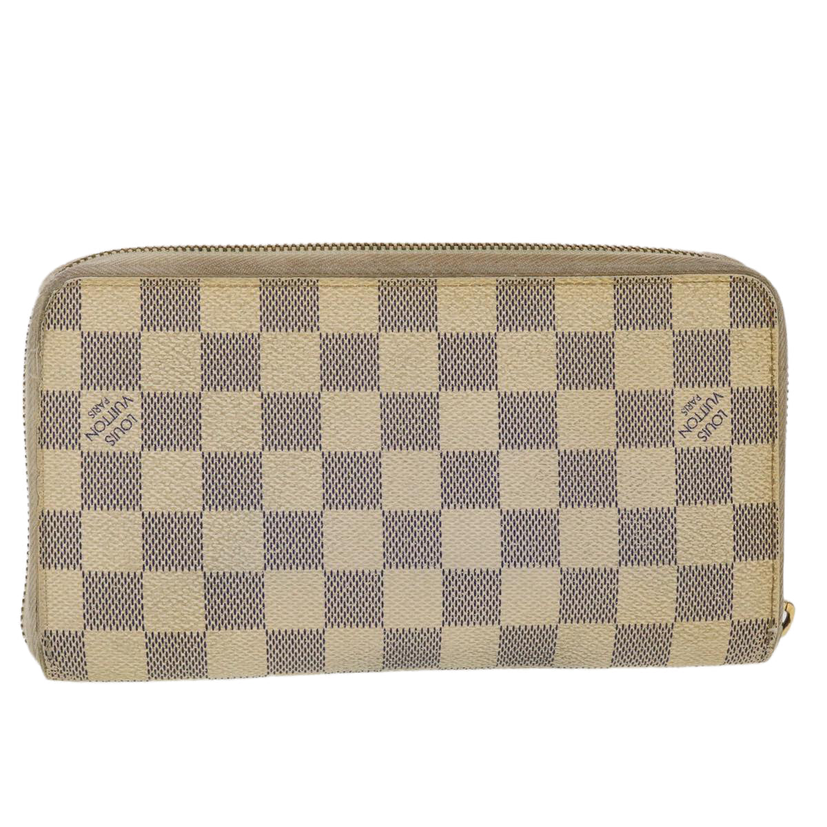 Louis Vuitton Zippy Organizer White Canvas Wallet