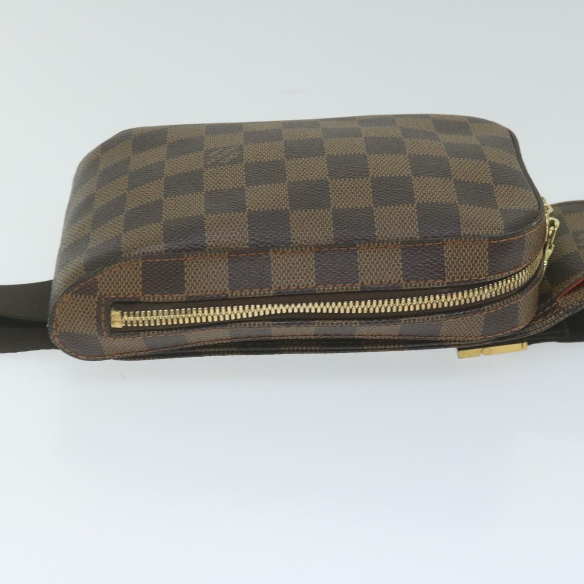 Louis Vuitton Geronimos Brown Canvas Shoulder Bag