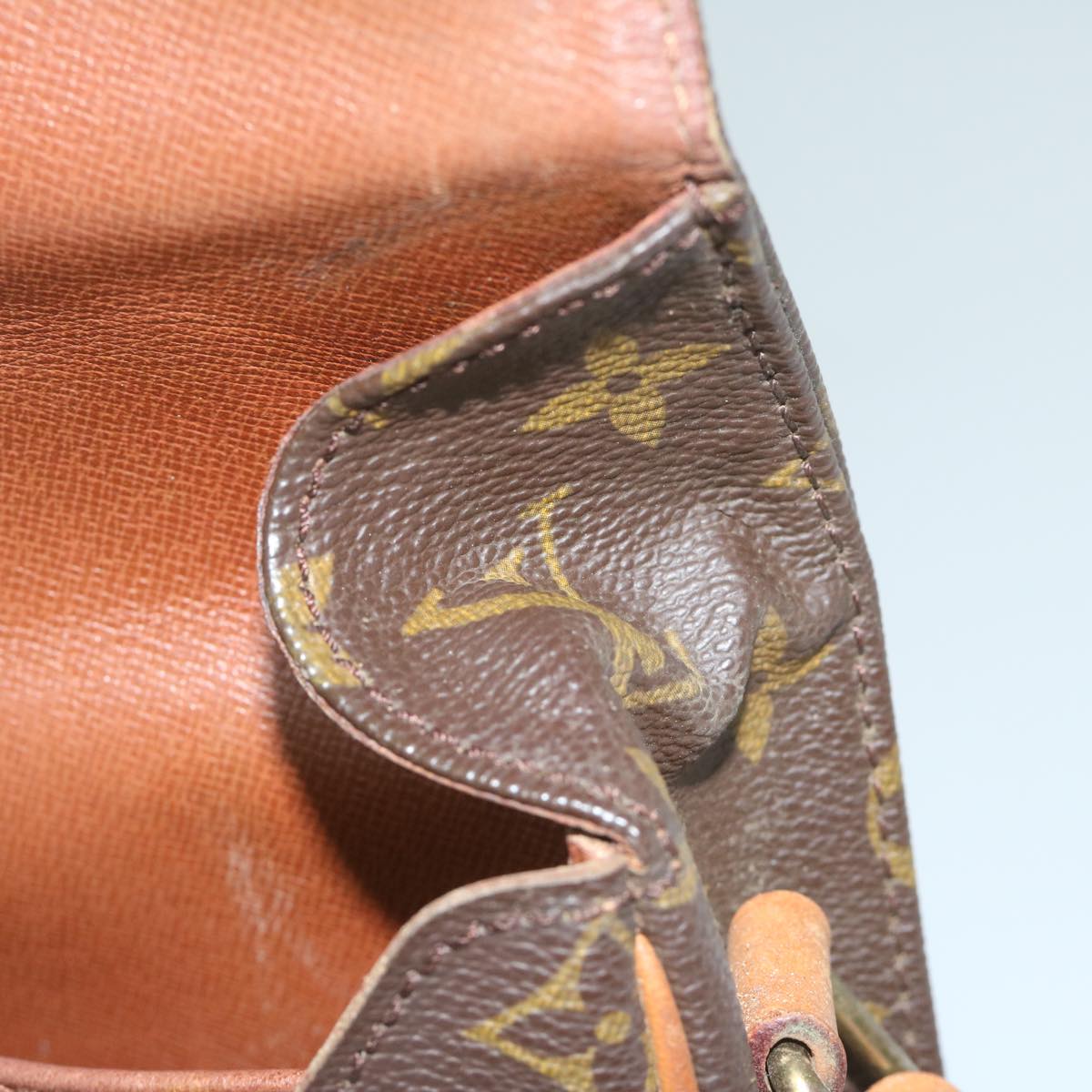 Louis Vuitton Cartouchière Brown Canvas Shoulder Bag
