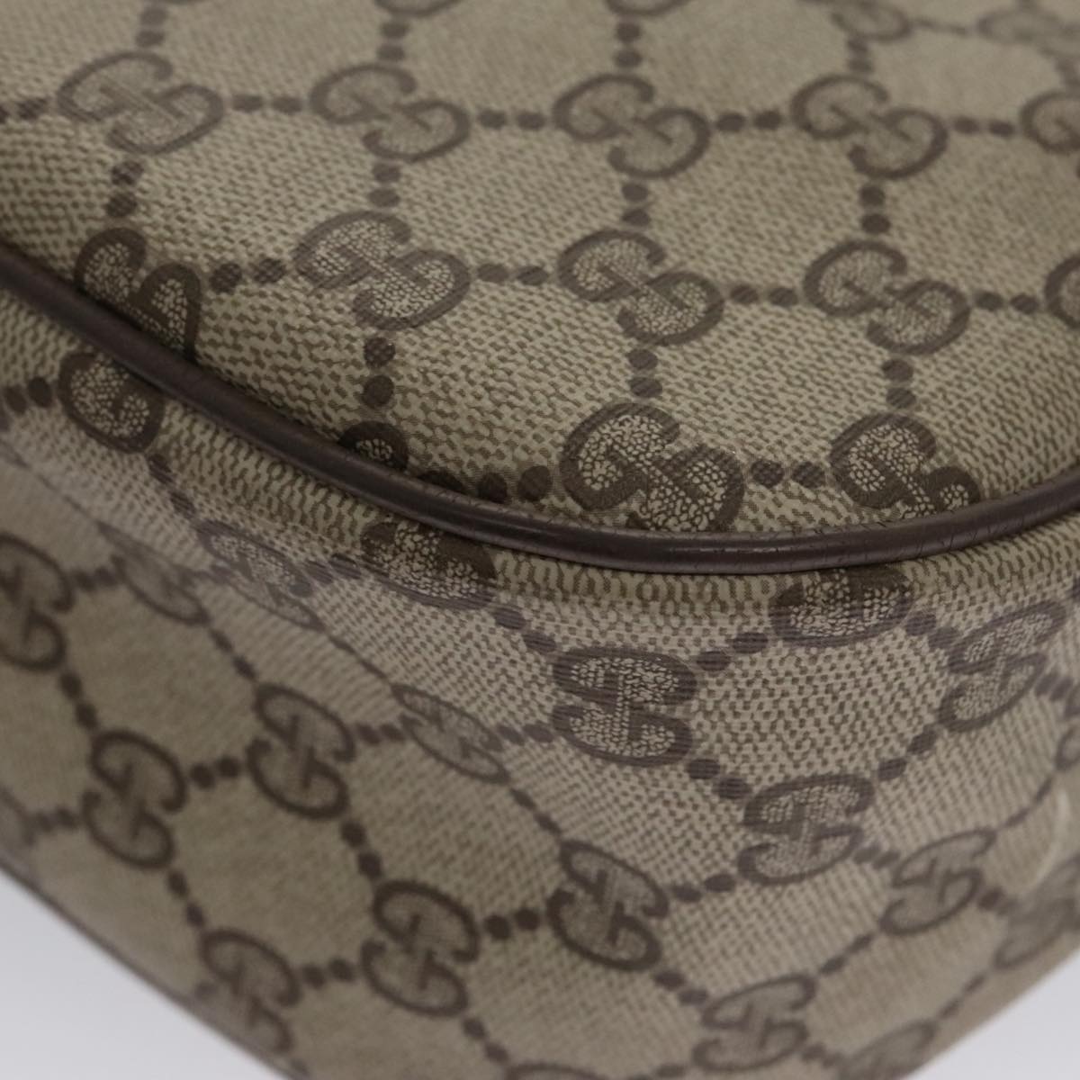 Gucci Ophidia Beige Canvas Shoulder Bag