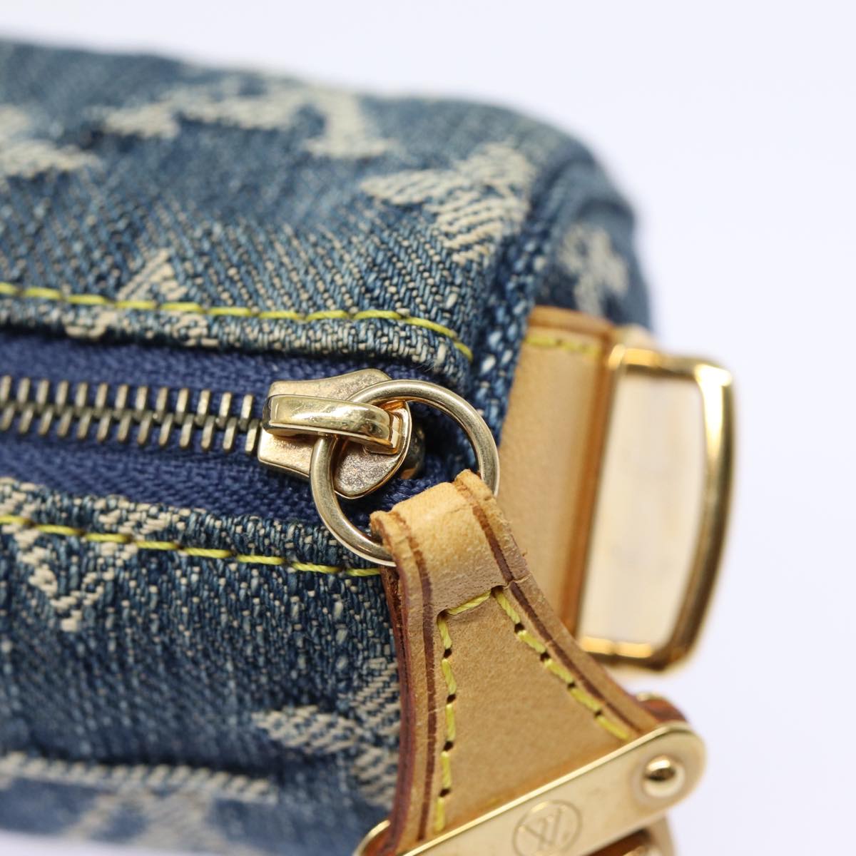 Louis Vuitton Trousse Pochette Blue Denim - Jeans Wallet