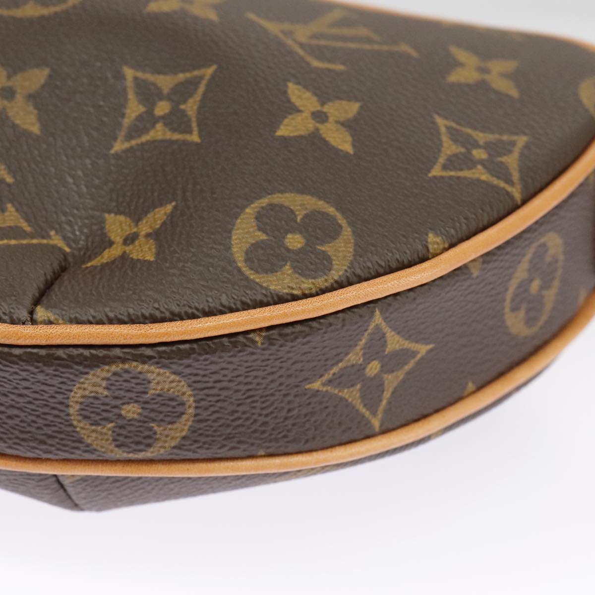 Louis Vuitton Croissant Brown Canvas Shoulder Bag