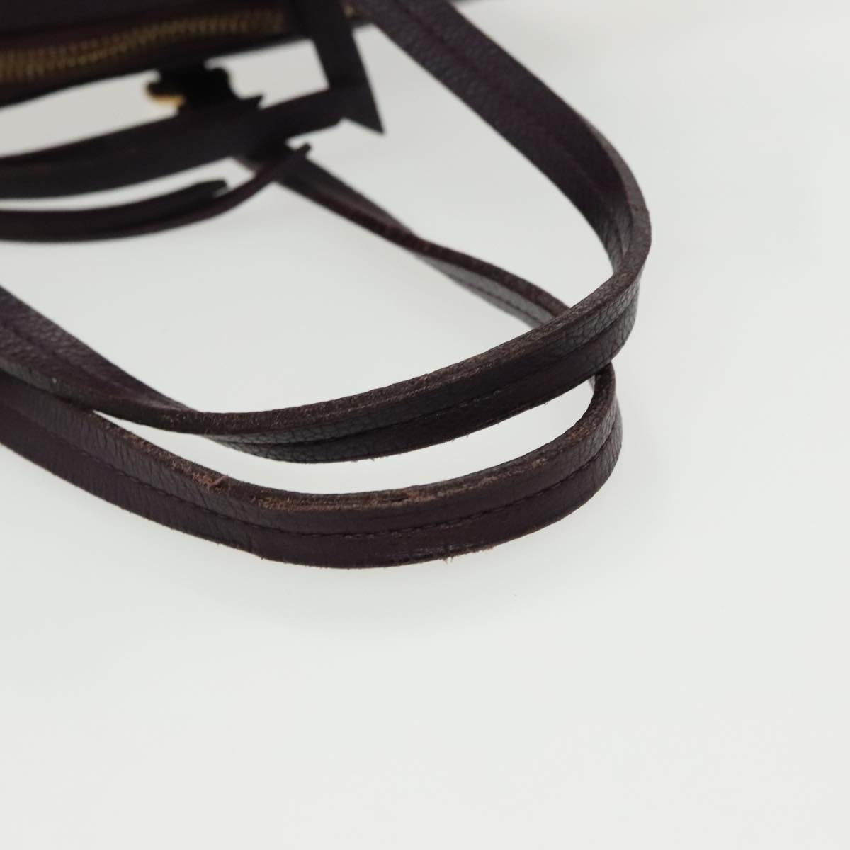 Louis Vuitton Lumineuse Purple Leather Shoulder Bag