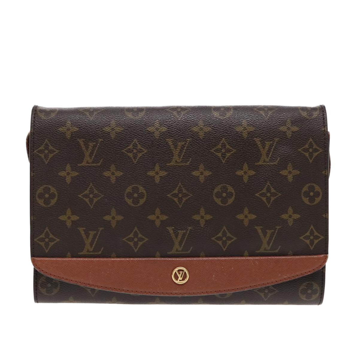 Louis Vuitton Bordeaux Brown Canvas Shoulder Bag
