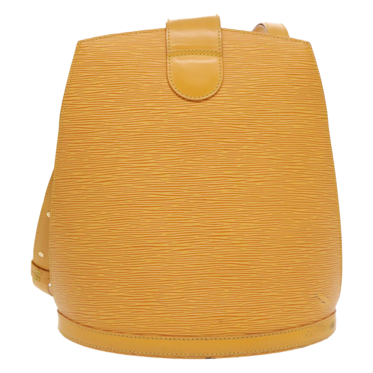 Louis Vuitton Cluny Yellow Leather Shoulder Bag
