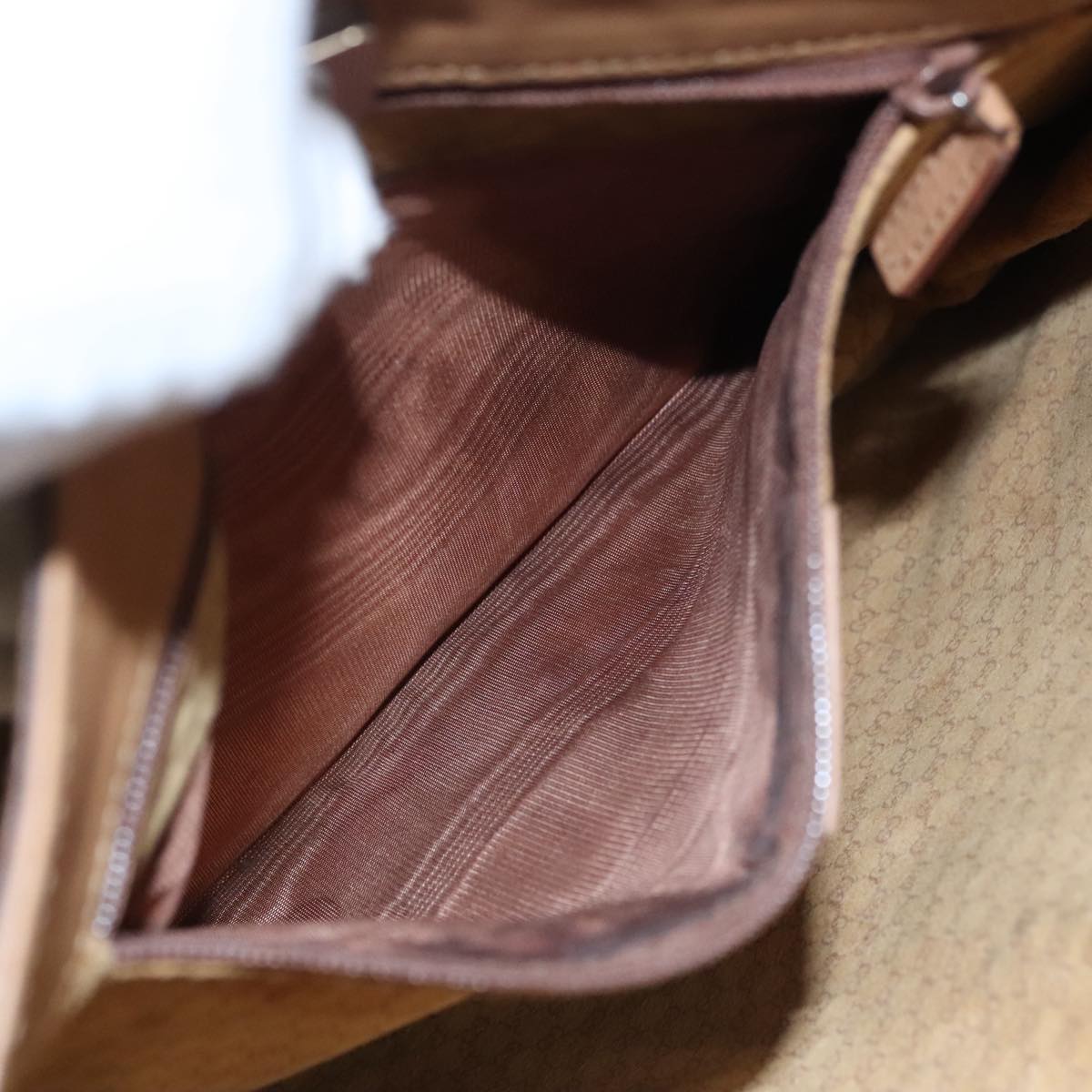 Gucci Sherry Brown Leather Shoulder Bag
