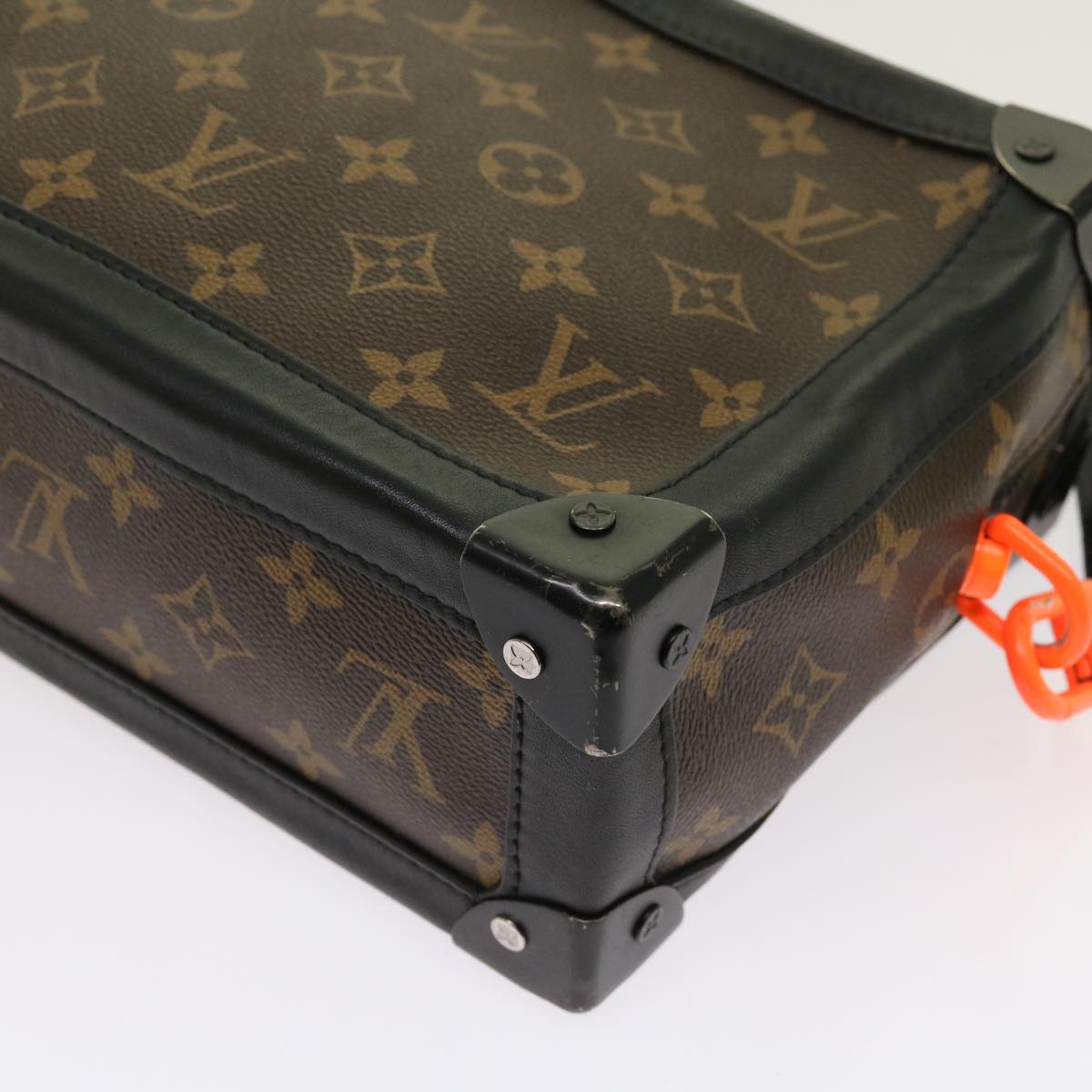Louis Vuitton Trunk Brown Canvas Shoulder Bag
