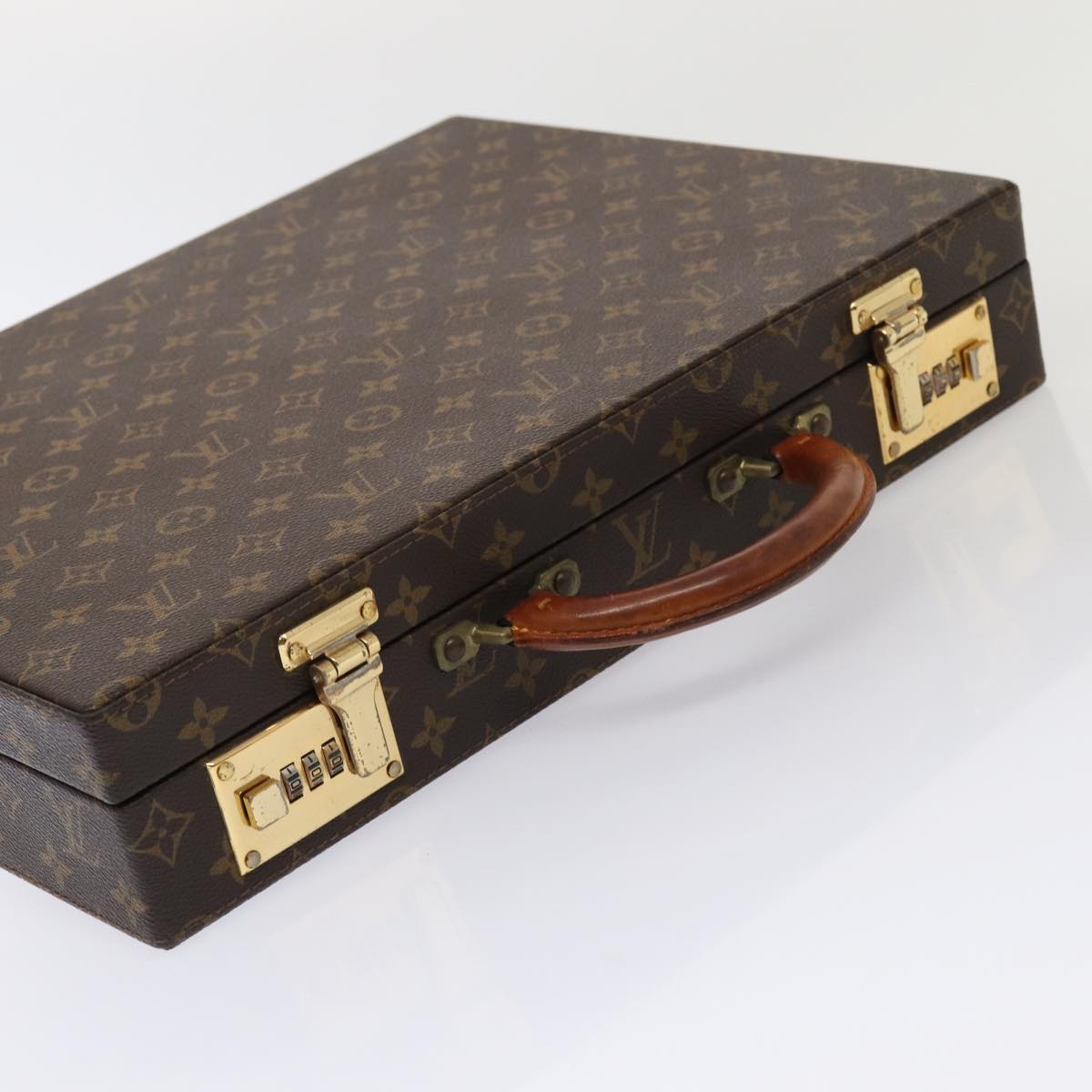 Louis Vuitton Cruiser Brown Canvas Briefcase Bag