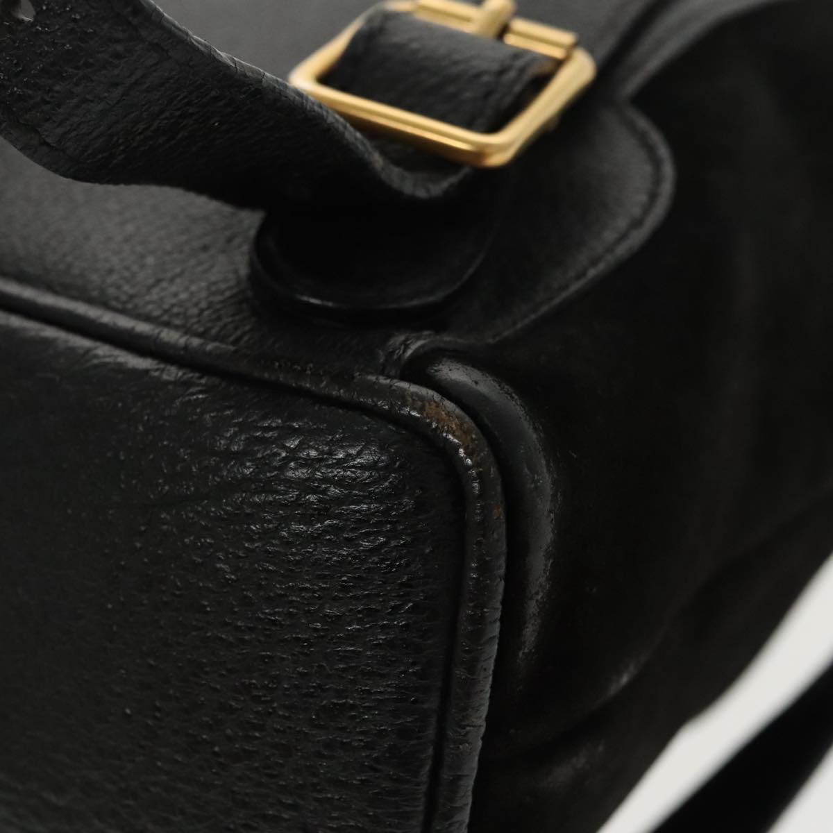 Gucci Bamboo Black Suede Backpack Bag