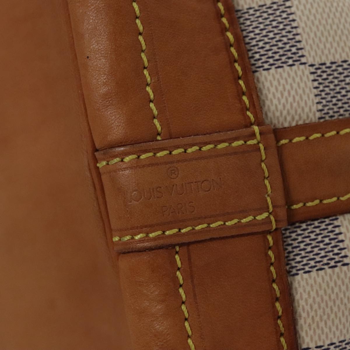Louis Vuitton Noé White Canvas Shoulder Bag
