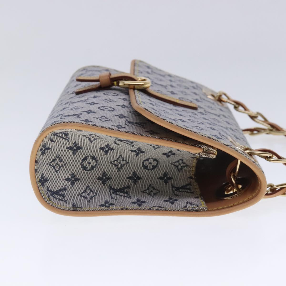 Louis Vuitton Camille Navy Canvas Shoulder Bag