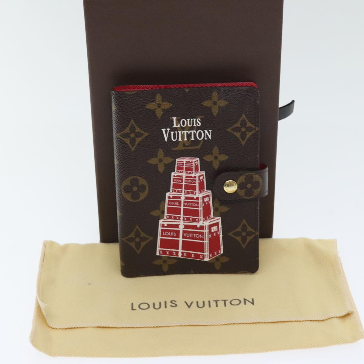 Louis Vuitton Agenda Brown Canvas Wallet