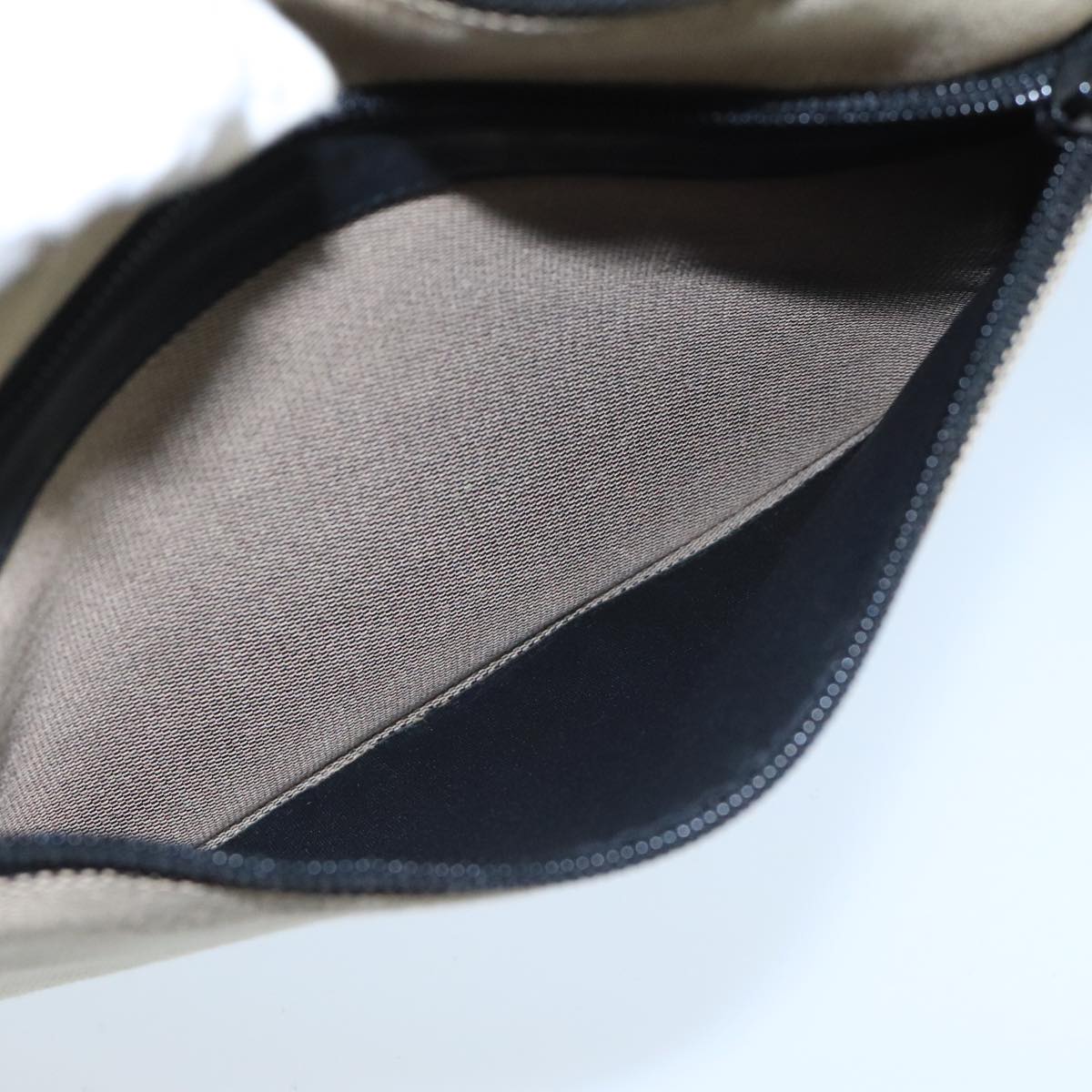 Gucci Bamboo Beige Canvas Shoulder Bag