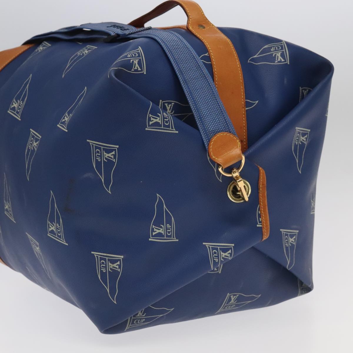 Louis Vuitton Marin Blue Canvas Shoulder Bag
