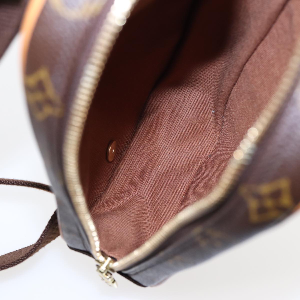 Louis Vuitton Gange Brown Canvas Clutch Bag